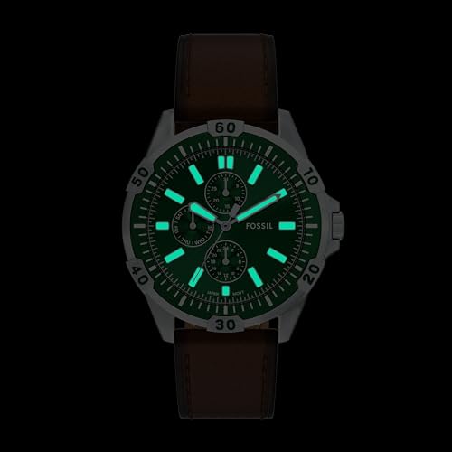 Image of Fossil Men's Watch, Garrett Multifunction Stainless Steel Watch for Men