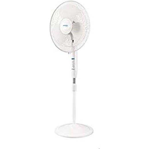 RR Signature Speed Max Hi-Speed 400mm Pedestal Fan For Bathrooms, Kitchens, Restaurants with High Air Thrust (2-Year Warranty, White)