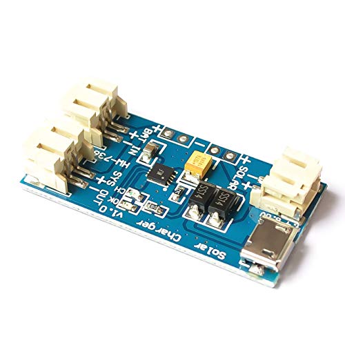 10PCS/LOT 500Ma Mini Solar Lipo Charger Board CN3065 Lithium Battery Charge Chip DIY Outdoor Charging Board Module for Arduino