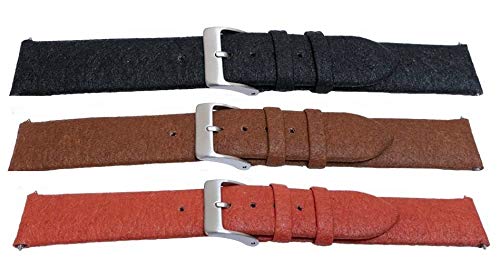 Pineapple Leaf Fibre Vegan Watch Strap 16mm 18mm Fitting