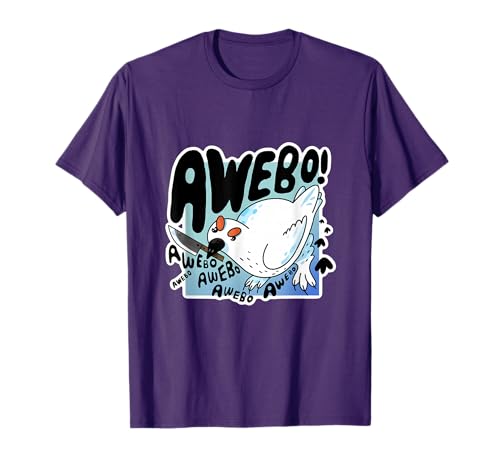 Awebo Ptarmigan Arctic Cute Bird Internet Meme Funny Chicken T-Shirt
