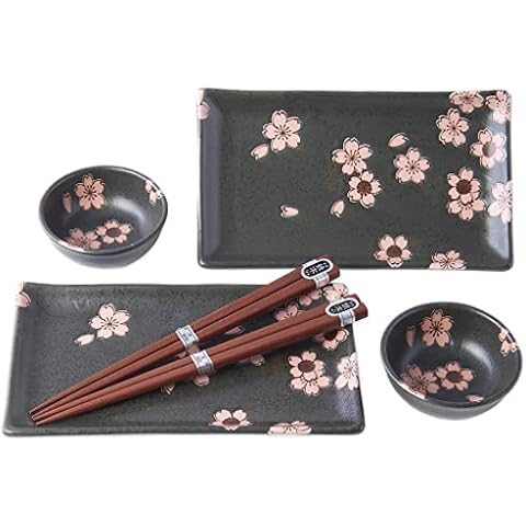 MIJ Europe Sushi Set, Keramik Japanische Ess Service Cover