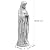 TOETOL Virgin Mary Praying Statue 29.9 Inch Tall Outdoor Garden Religious Decorations Statue Clearance for Home Yard Patio Lawn Hallway Decor Sculpture Magnesium Oxide Stone