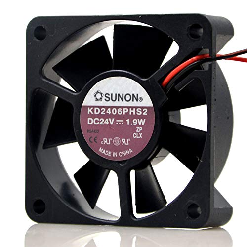KD2406PHS2 24V 1.9W 6015 Double Ball Ultra Quiet Inverter Fan