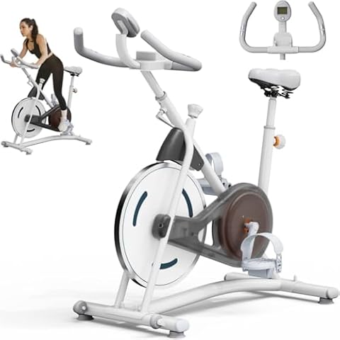 NAYSAYE Stationary Bikes, Adjustable Exercise Bike with Smartphone Mount, Professional Workout Bike for Home Effective Fitness Training Cover