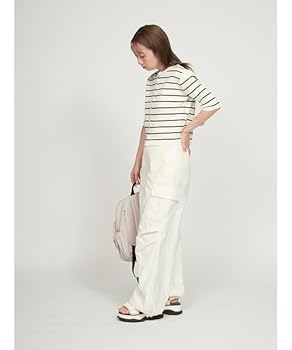 Amazon | [エミ] クールタッチハーフスリーブニットトップス