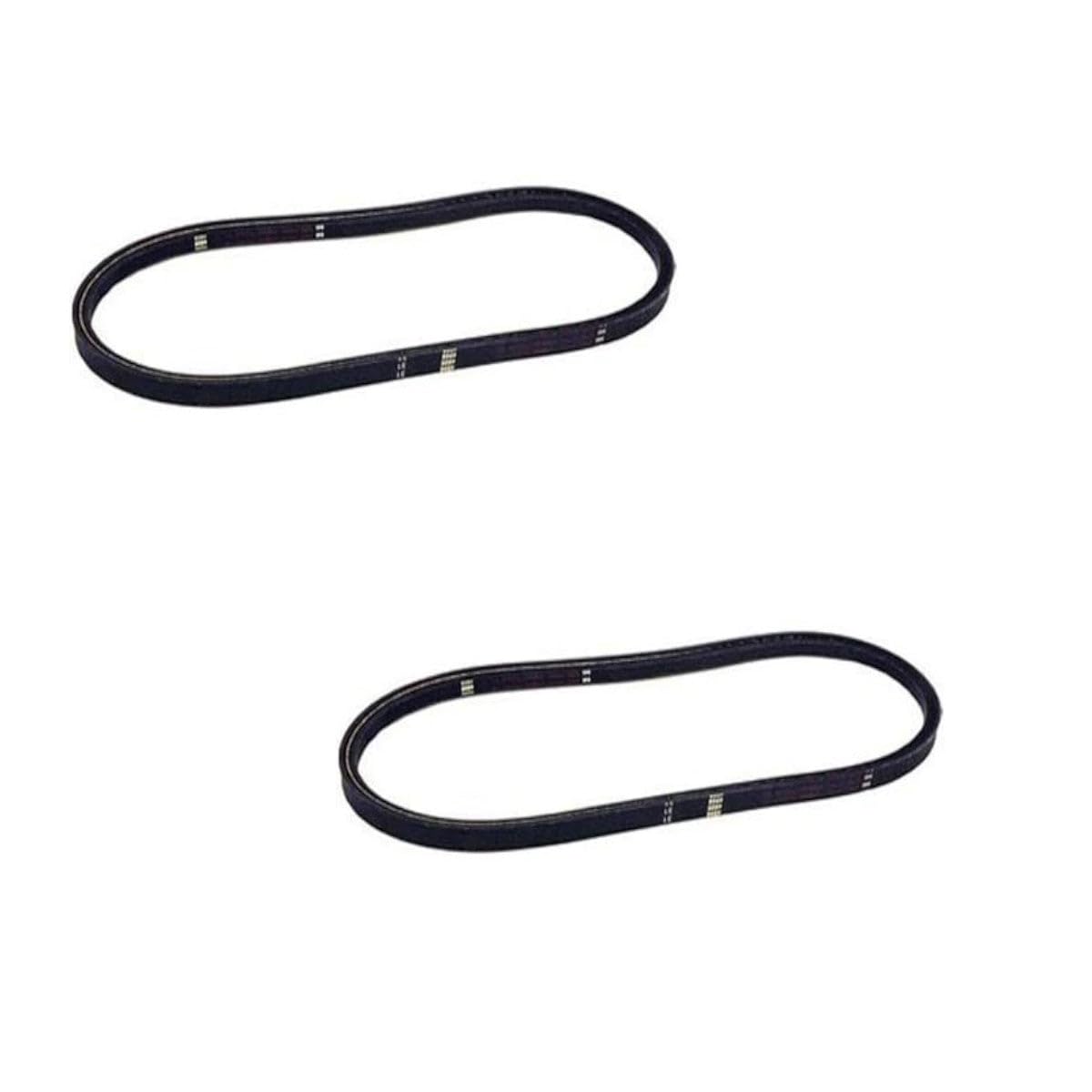 Pair of Replacement Drive Belts Fits GREENMECH CS100 PETROL WOODCHIPPER
