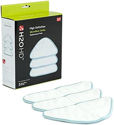 H2O HD Microfibre Cloth Pack for Steam Mop & Steam Cleaner (Pack of 3 Cloths)