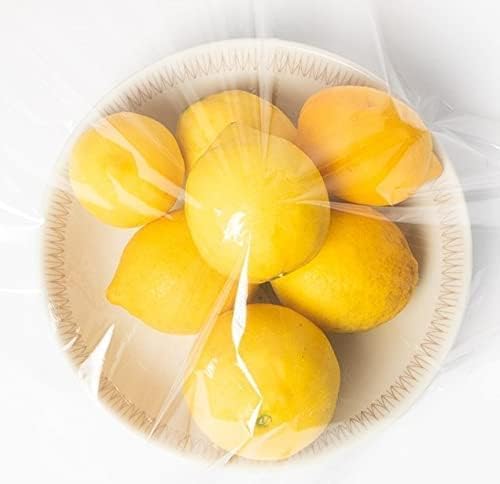 BlknWhite Certified Compostable Cling Wrap with Slide Cutter - 12" Wide by 197 feet. ASTM 6400 Certified Biodegradable Cling Wrap. Great Alternative to Beeswax Wraps or Plastic Wrap.