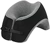 Desk Pillow for Napping,Travel Neck Pillow,Memory Foam Wedge Pillow for Sleeping,Office Pillow Supporting Waist During Reading and Learning,Head Neck Pillow for Camping,School,Back Pillow Black