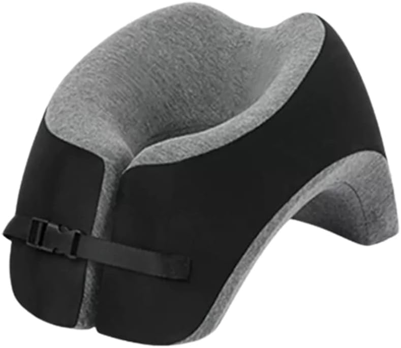 Desk Pillow for Napping,Travel Neck Pillow,Memory Foam Wedge Pillow for Sleeping,Office Pillow Supporting Waist During Reading and Learning,Head Neck Pillow for Camping,School,Back Pillow (Black)