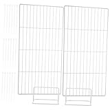 LALADEFIEE Adjustable Freezer Shelf Divider Iron Wire Rack Organizer for Refrigerator Storage Cold Resistant Secure Wire Framework for Efficient Food Organization Chest Freezers and