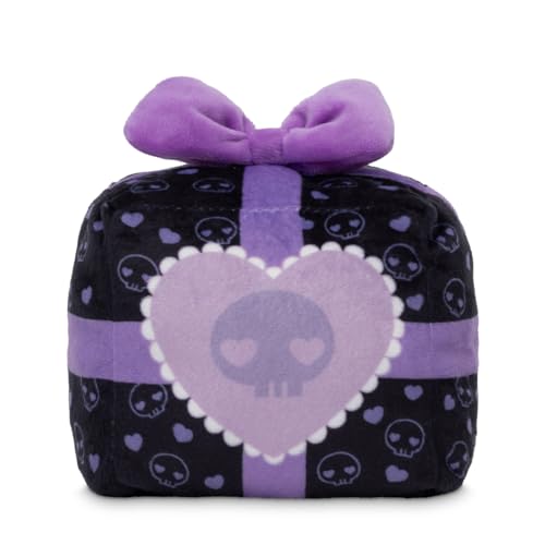 Image of TeeTurtle Reversible Sanrio Kuromi Plushie 4-Inch Present Two-Sided Flip Plush Toy with Embroidered Details - Cute Mini Collectible Plush for Kids, Teens, and Adults