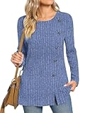 Doux et léger : notre pull tunique pour femme est fabriqué avec un tissu de haute qualité qui est doux, léger, respirant et doux pour la peau. Il est également bien élastique, ne se décolore pas et ne démange pas, ce qui en fait un ajout indispensable à votre garde-robe d'automne et d'hiver