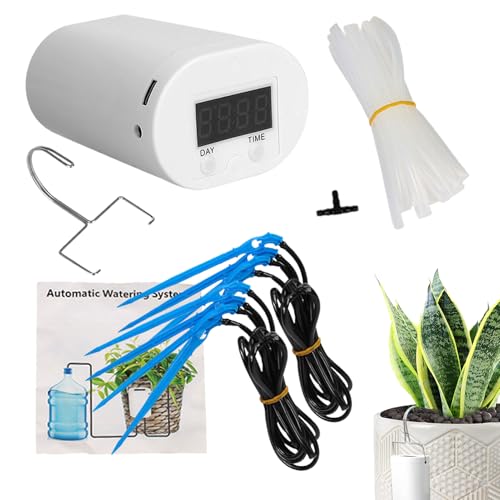 Système d'arrosage automatique anti-fuite pour plantes d'intérieur avec écran LED