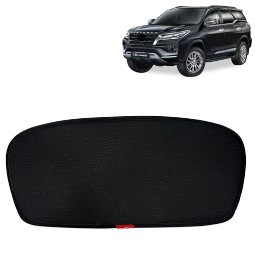 Image of Kingsway Accessories Car Sun Shade Rear Windshield Non Magnetic Fix Type Curtain Only Compatible with Toyota Fortuner Year 2025 Onwards All Model, Premium Car Dicky Sunshade, Pack of 1 Pcs