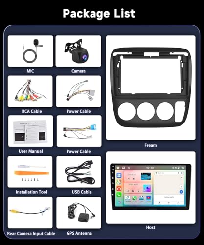 8 núcleos 2G 64G Android estéreo para carro Honda CRV 1997-2001 rádio com CarPlay sem fio Android Au