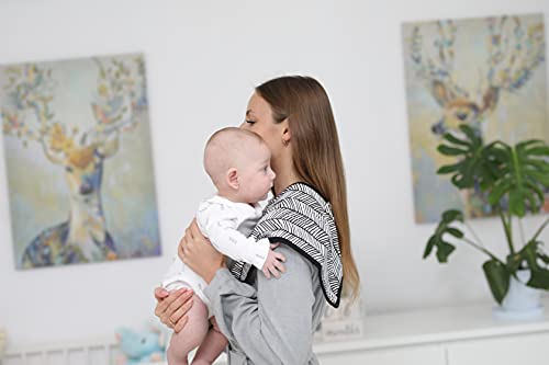 Baebae Goods Burp Cloths For Baby Boy & Girl - Ultra Absorbent Burping Rags - Anti Shrink Unisex Burpy Clothes - Super Soft Jersey Cotton, Large 21"X10" - Thick For Newborn Cloth Diapers - 6 Pack #TOP3