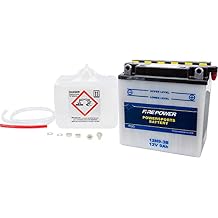 WPS Western Power Sports Conventional 12V Standard Battery with Acid Pack