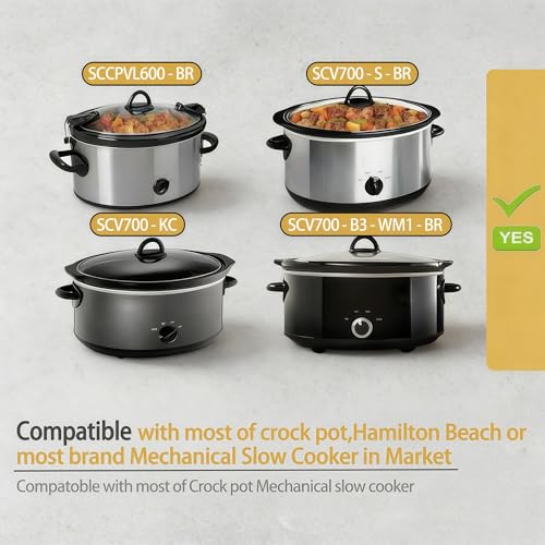 Perillas de control para programar recetas en ollas eléctricas recambio de diales de temperatura 8