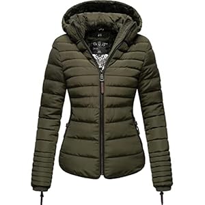 MARIKOO dames winterjas, gewatteerde jas Amber XS-XXL