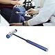 Fyearfly Neurologischer Reflexhammer, Tromner Reflexhammer aus Aluminiumlegierung,Neurologischer Reflexdiagnosehammer mit Humanisiertem Griff für Reflextests (Blau)