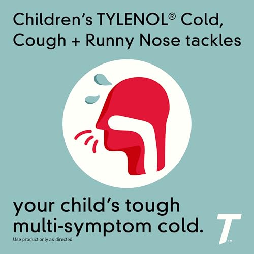 Image of Children's Tylenol Cold + Cough + Runny Nose, Acetaminophen, 8 fl. oz