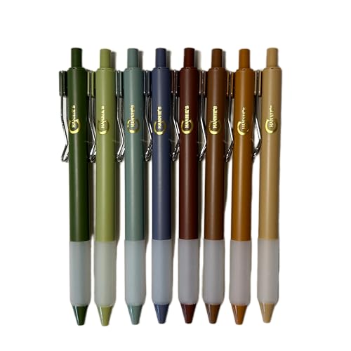 Channie's Earth Tone Gel Pens pack de 8 colores naturales miniatura 5