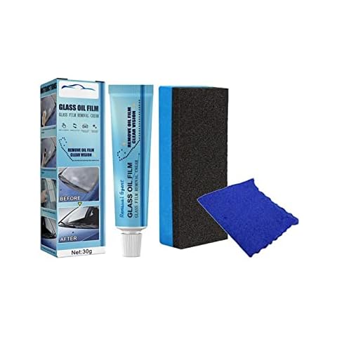 Car Glass Oil Film Cleaner Safety And Long-term Protection, Easy To Use Car Windshield Oil Film Cleaner Glass Dirt Cleaning Cream, Car Cleaner Glass Oil Film Remover For Stubborn Tar, Asphalt,stickers Cover
