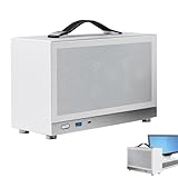 Brisez la taille traditionnelle du bureau : avec sa taille ultra-miniature, notre boîtier d'ordinateur portable ITX brise la taille traditionnelle du bureau. Il a une capacité de 8,1 L.
