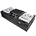 ProX XS-CDM3000WLTBL DJ Coffin Case for Pioneer 2X CDJ-3000 CD and DJM-900NXS2 Mixer W/Wheels & Laptop Shelf (Black on Black)