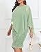 Women Mother Bride Dresses Plus Size Sage Green Wedding Guest Cocktail Lace Chiffon Overlay Pencil Knee Length Dress