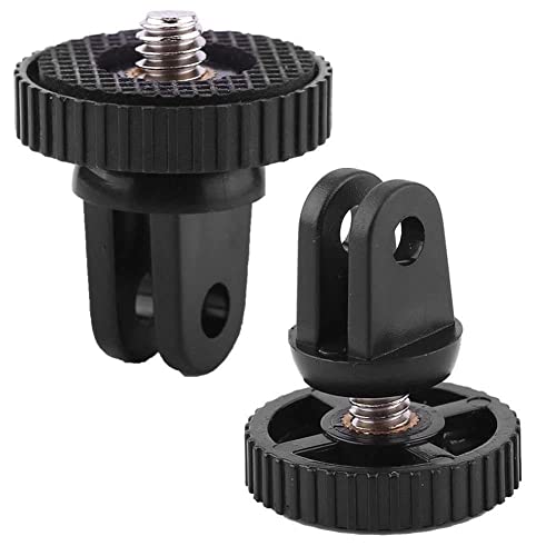 Image of Go-pro Mount to 1 /4 inch Screw Adapter | Action Camera Mount Adapter with 1 /4 inch-20 Male Thread | Compatible with gopro, Osmo Action, Insta360, Tripods, Selfie Sticks & Camera Accessories