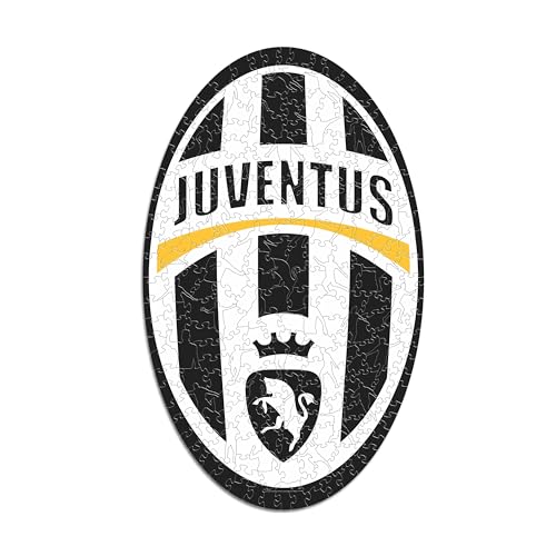 Iconic Puzzles, Juventus, Retro Logo, 100% eco-sustainable wooden puzzle with official license,Size S, 150 Pcs - Image 3