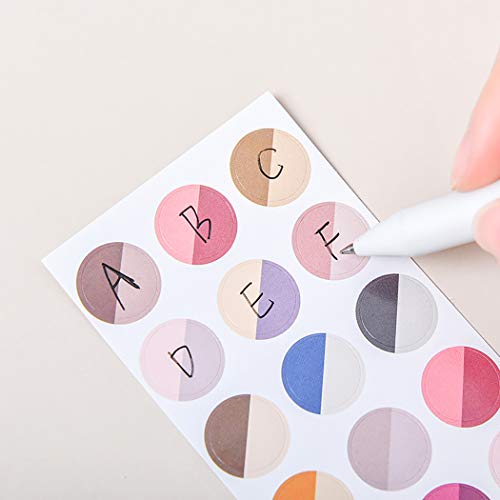 24 Sheets Colorful Decorative Adhesive Sticker Scrapbooks Decorative Labels for Diary, Album Card Making DIY Arts and Crafts (24 Sheet Mixed Sticker-02)