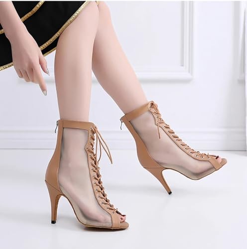 Chaussures de danse modernes légères marron clair pour sublimer vos mouvements - 2