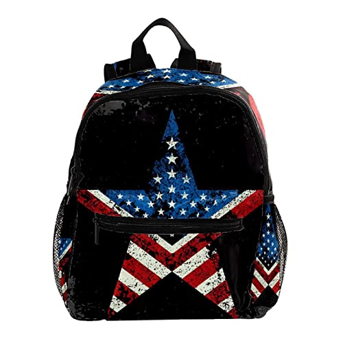 Sac à dos enfants motif zébré rouge et blanc 30,5 cm pour garçons et filles