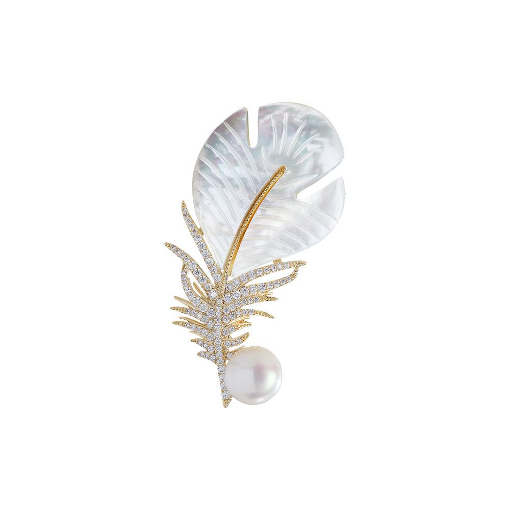 Spilla con perle, gioielli da donna, alla moda, regalo di Natale, moglie, mamma, fidanzata, anniversario, compleanno, gioielli raffinati, regalo per lei, metallo, perla