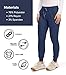 Med Couture Scrub Pants for Women Cargo Jogger Bottoms with 5 Pockets, Lightweight, Ultra Soft, 2-Way Stretch Fabric - MC7710, M Tall, Navy