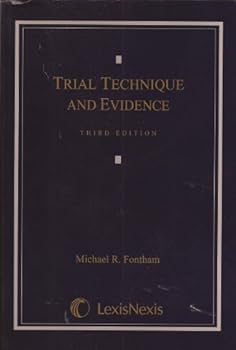 Paperback Trial Technique and Evidence Book