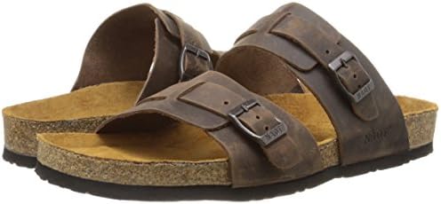NAOT Men's Santa Cruz Flat Sandal, Brown, 45 EU/12 M US | Image 6