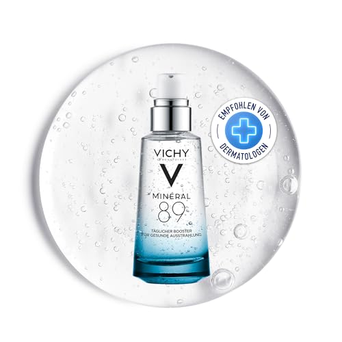 VICHY Hyaluron-Boost feuchtigkeitsspendendes Serum, Aufpolsternd, Anti-Falten, Mit Hyaluronsäure und essenziellen Mineralien, Minéral 89, 50 ml