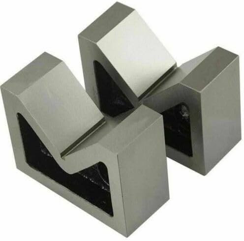 Cast Iron Vee Block Set Of 2Pieces 4" x 1-1/2"x3" Inch V Block Without Clamp CI-Amz559