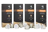CÁPSULAS DE CAFÉ COMPOSTABLES Y BIODEGRADABLES: Si te gustó nuestra anterior gama de cápsulas ecológicas de The Foodies Larder, te encantarán nuestras nuevas cápsulas de Blue Goose Coffee. Cápsulas compatibles con las máquinas de café Nespresso de uso doméstico (excl. Expert) y que se convierten en compost en un periodo de 6-12 semanas. Una vez consumida la cápsula es recomendable depositarla en el residuo orgánico.