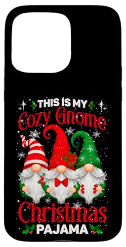 Pijama navideño This Is My Cozy GNOME para Hombre y Mujer Carcasa para iPhone 15 Pro MAX