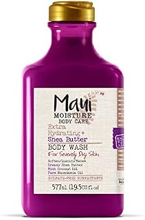 Maui Moisture Shea Butter Body Wash 19.5 Ounce Moisturizing Body Wash Formulated