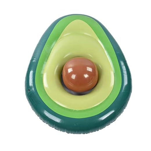 Flotador de Piscina de Aguacate, cómoda Tumbona de Aguacate para el Verano
