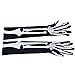Guantes De Halloween Esqueleto Largo Manoplas De Hueso Cadáver Novia Gótico Rock...