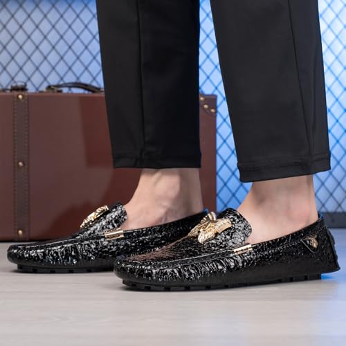 Men's Dress Loafers- Fashion Luxury Style, Ideal for Party, Wedding & Formal Occasions4