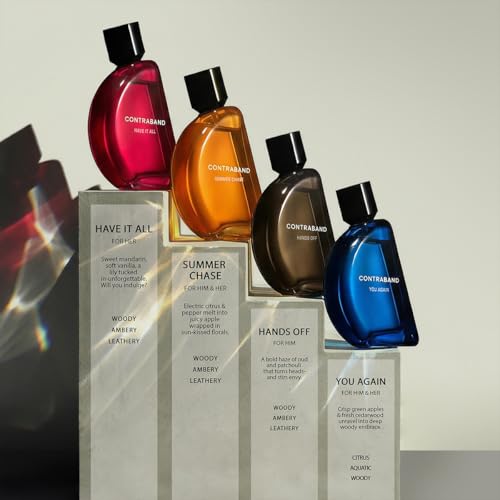 Image of Contraband Eau De Parfum - You Again | Aquatic, Musk and Amber Fragrance Notes | Aquatic Fresh & Long Lasting Spray Perfume For Men & Women | 50 ml
